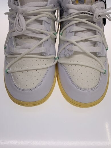 商品画像：×OFF-WHITE/1 OF 50 LOT1/DUNK LOW_ダンク ロー/27.5cm/WHT/レザー// 3