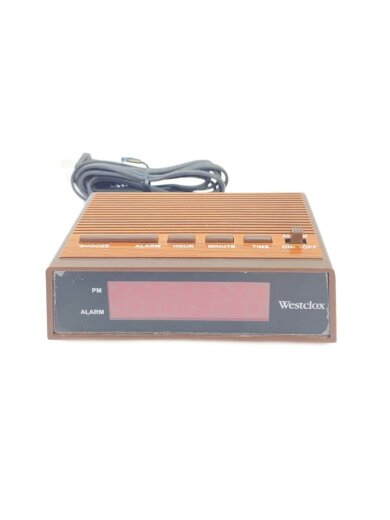 商品画像：Westclox/時計/RETRO WDGRN LED ALMCLK 1