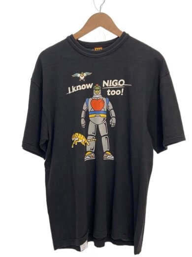 商品画像：Tシャツ/XL/コットン/BLK/X28/I KNOW NIGO 1