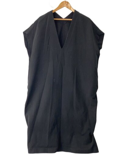 商品画像：ノースリーブワンピース/2/コットン/BLK/G231-T043 1