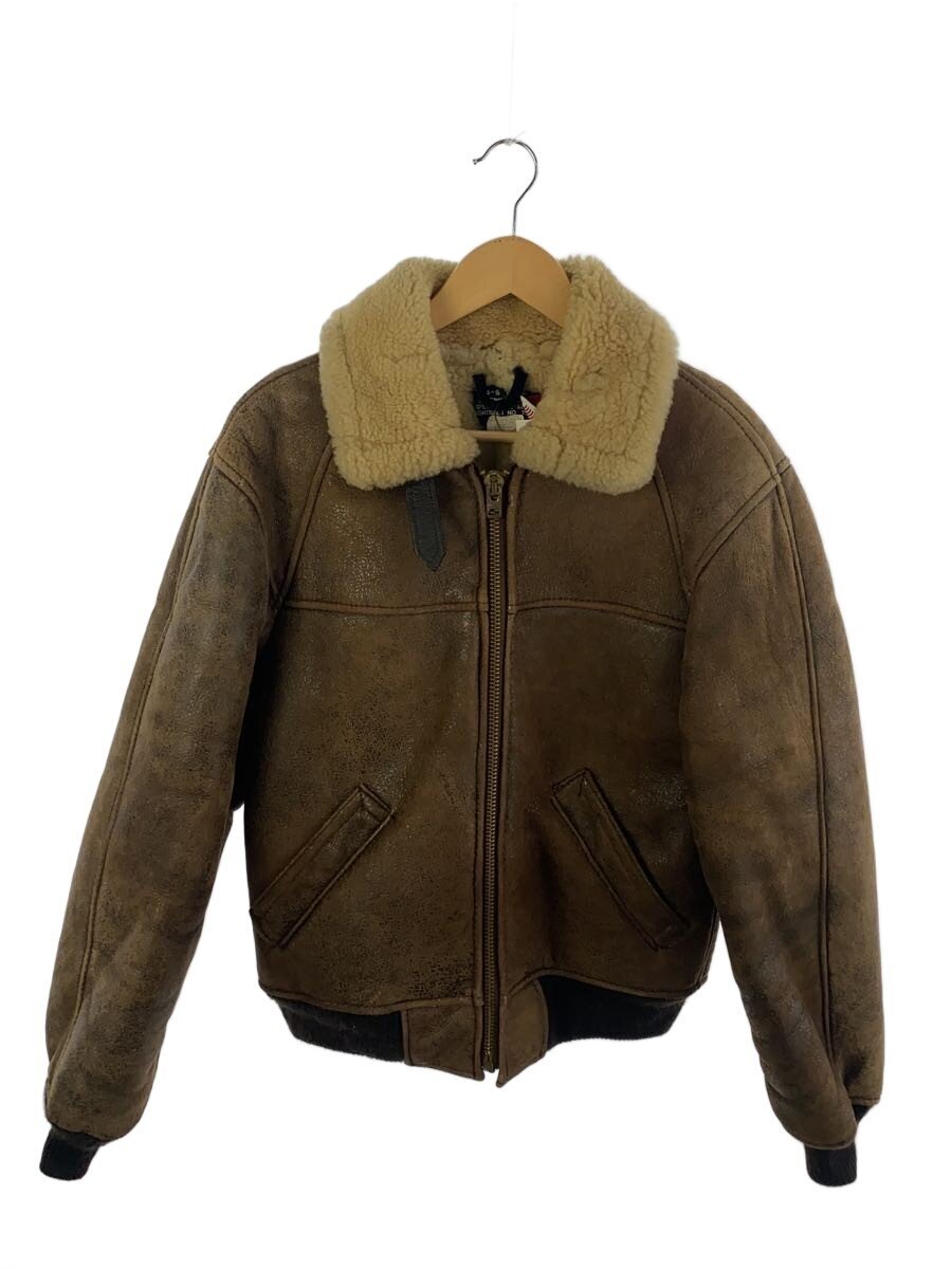 Schott / フライトジャケット/38/レザー/BRW/無地/82-624-86