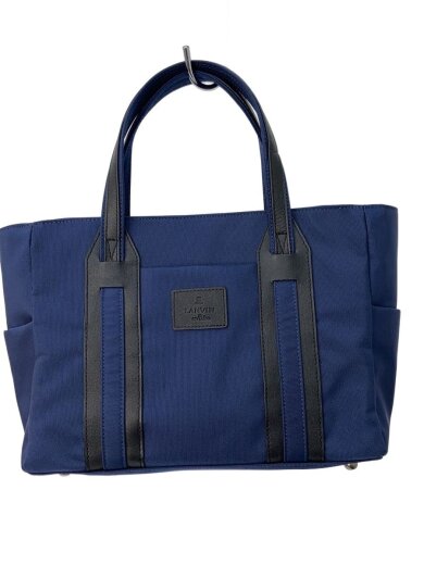 商品画像：ハンドバッグ/ナイロン/NVY 1