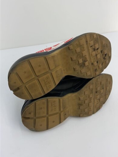 商品画像：ローカットスニーカー/US9/BLK/レザー/523609 4