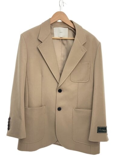 商品画像：DUNST/テーラードジャケット/S/ポリエステル/BEG/UNISEX OVERSIZE WOOL BLAZER 1