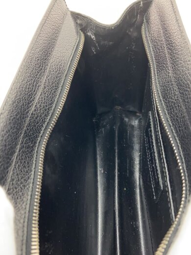 画像：Salvatore Ferragamoセカンドバッグ/レザー/BLK/AU-24 00356