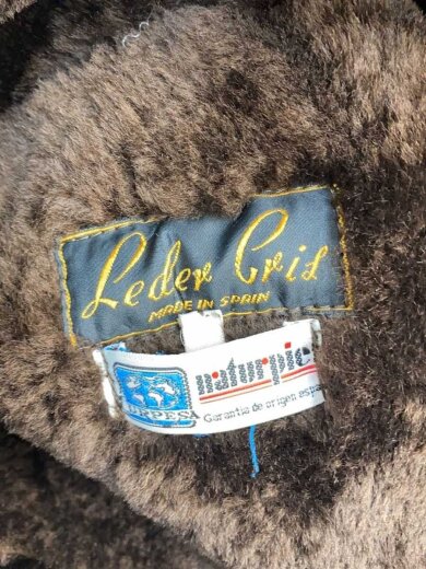 商品画像：コート/--/--/BRW/無地 LederCris 3