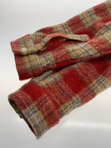 商品画像：ネルシャツ/M/ウール/RED/チェック/10216SPW 5