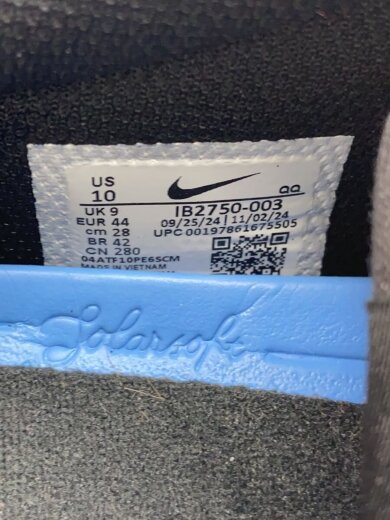 商品画像：ローカットスニーカー/28cm/BLK/スウェード/IB2750-003 5