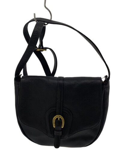 商品画像：ショルダーバッグ/レザー/BLK/蹄鉄 1