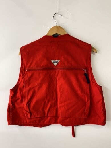 商品画像：ナイロンベスト/M/コットン/RED 2
