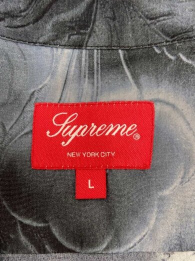 商品画像：半袖シャツ/L/--/GRY/総柄/23SS/cherries s/s shirts 3