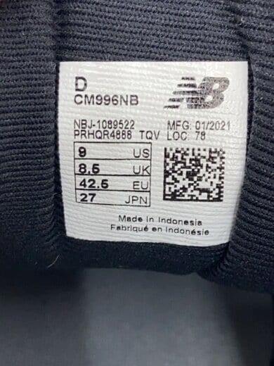 商品画像：CM996/ブラック/27cm/BLK/レザー 5