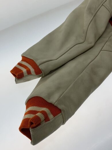 商品画像：スタジャン/M/レザー/BEG/80s 5