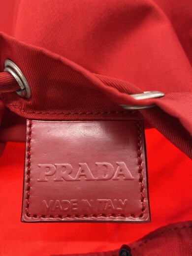 商品画像：ポーチ/巾着/ナイロン/RED 5