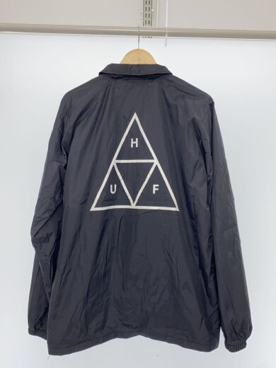 商品画像：ナイロンジャケット/コーチジャケット/バックロゴプリント/XL/ナイロン/BLK 2