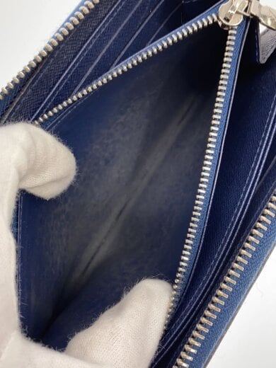 商品画像：ジッピー・ウォレット_エピ/レザー/NVY/無地/レディース 5