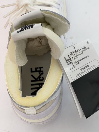 商品画像：X SACAI BLAZER LOW_X サカイ ブレーザー ロー/27cm/WHT// 9