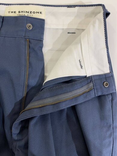 商品画像：TOMBOY PANTS/ワイドパンツ/ツータック/--/ポリエステル/BLU/無地/20amspa64 3