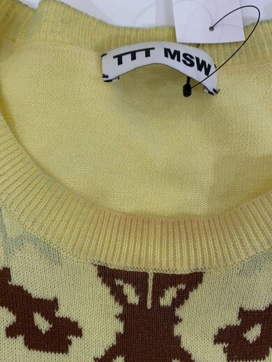 商品画像：21SSPersia Knit Vest/ニット・セーター/L/コットン/YLW/ttt-2021ss-kt02 6