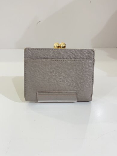 商品画像：PETITCHOICE/バイカラー口金/2つ折り財布/レザー/CRM/無地/レディース 2