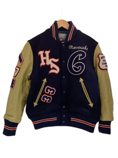 商品画像：30oz. WOOL MELTON AWARD JACKET/スタジャン/36/ウール/NVY/WV13949 1