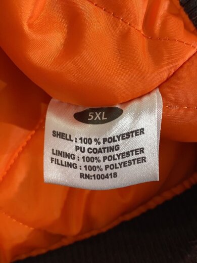 商品画像：ベスト/5XL/ポリエステル/BLK/使用感考慮/サイズ感考慮 4