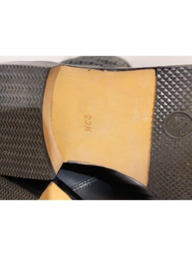 商品画像：パンチングデザイン/ロングブーツ/23.5cm/BLK/レザー 5