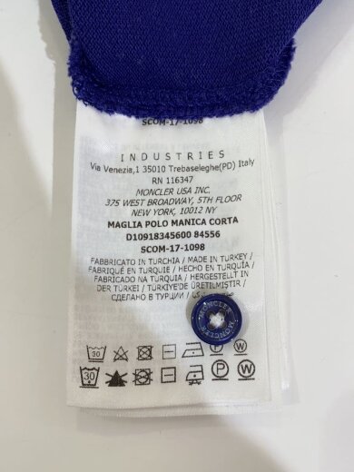 商品画像：ロゴワッペン/MAGLIA POLO MANICA/ポロシャツ/XL/コットン/PUP/SCOM-17-1098// 4