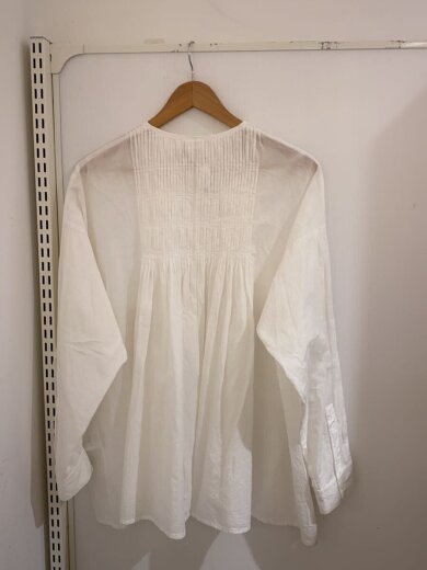 商品画像：コットンピンタックブラウス/長袖ブラウス/FREE/コットン/WHT/GAA5-23M016 2