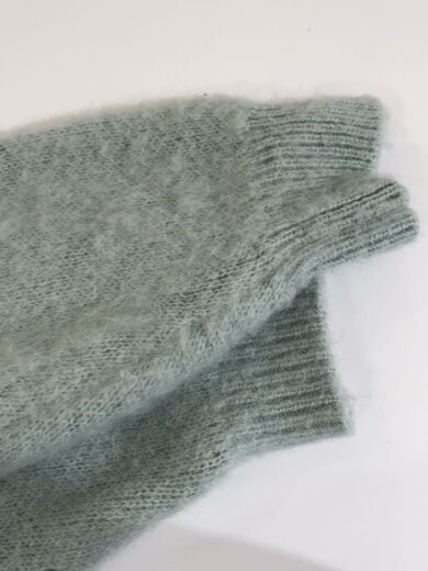 商品画像：21AW/ソフトタッチボリュームニットルーズモヘアカーディガン/L/アクリル/GRN/GMK-11100-B 6