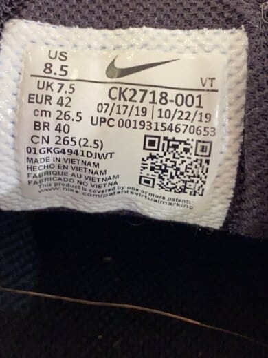 商品画像：AIR VAPORMAX 360/26.5cm/BLK 5