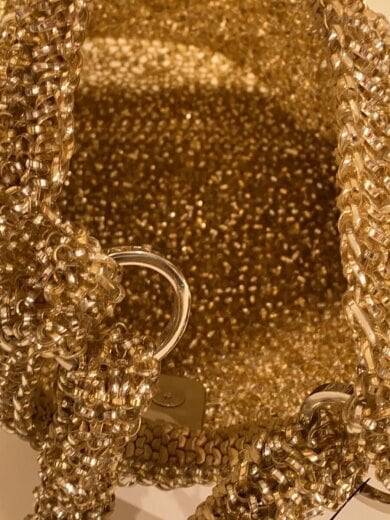 商品画像：ワイヤーバッグ/ハンドバッグ/--/GLD/無地// 6