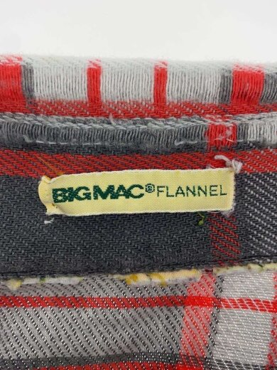 商品画像：80s/BIG MAC FLANNEL/ネルシャツ/--/コットン/RED/チェック// 3