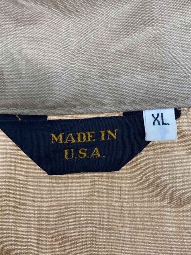 商品画像：三角タグ/USA製/80-90SS/ジャケット/XL/--/CML/無地// 3