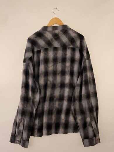 商品画像：25FW/COLLAR LESS SHIRT/2XL/ポリエステル/GRY/オンブレCK/BR25AW-S20// 2