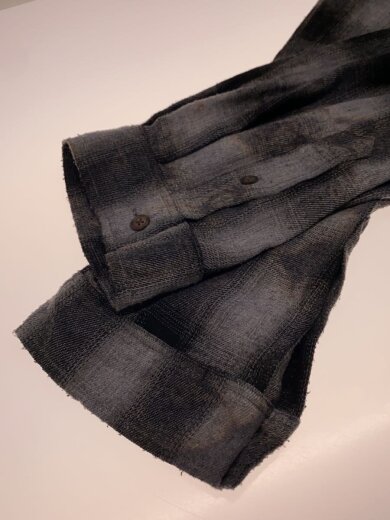 商品画像：25FW/COLLAR LESS SHIRT/2XL/ポリエステル/GRY/オンブレCK/BR25AW-S20// 5