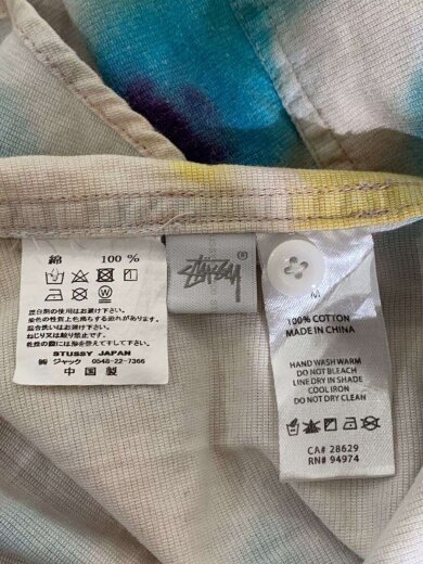 商品画像：Tie Dye Work Shirt/長袖シャツ/M/コットン/マルチカラー/総柄 4