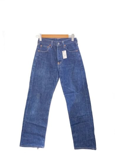 商品画像：702/J22/赤耳/ボトム/28/コットン/NVY/無地/裾ダメージ有// 1