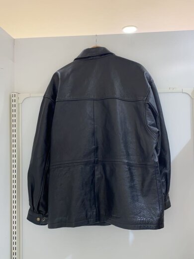 商品画像：レザージャケット・ブルゾン/L/レザー/BLK/無地// 2