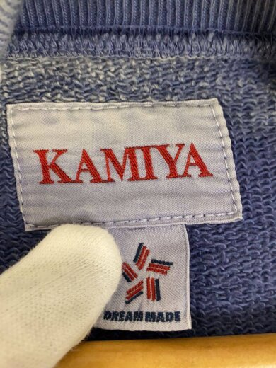 画像：KAMIYAFIRE PRINTED SWEATSHIRT/L/コットン/BLU/総柄/g12po0563