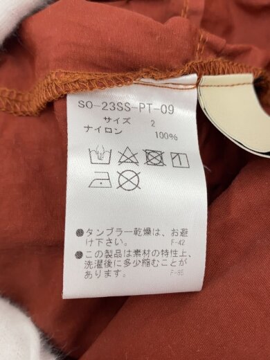 商品画像：ボトム/2/ナイロン/RED/無地 5