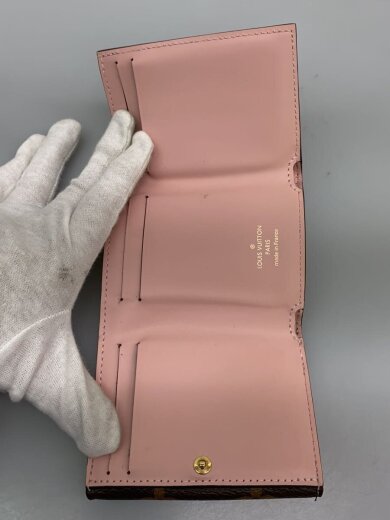 商品画像：ポルト・フォイユ・セレスト_モノグラム・キャンバス_ローズバレリーヌ/PVC/BRW/総柄/レディース 4