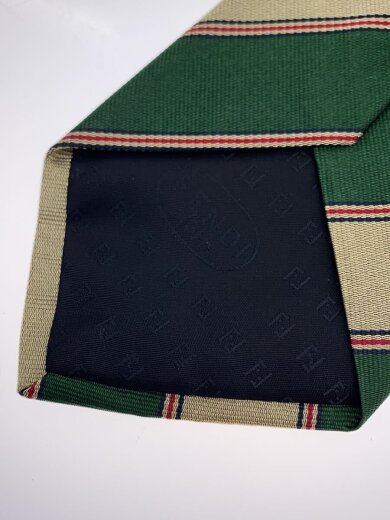 商品画像：ネクタイ/シルク/GRN/ストライプ/メンズ 5