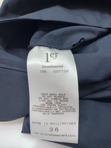 商品画像：コート/36/コットン/NVY/無地/B1034AFA045 4