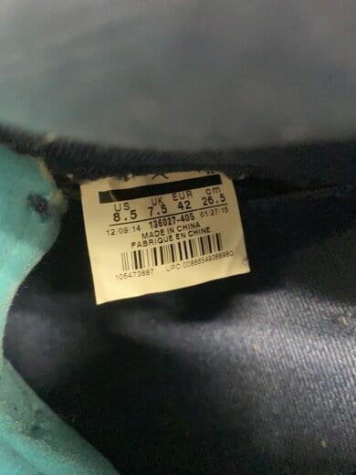 商品画像：AIR JORDAN 5 RETRO/エアジョーダンレトロ/ネイビー/136027-405/26.5cm/NVY/ 5