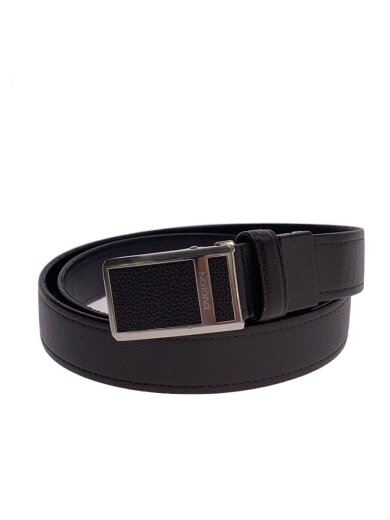 商品画像：Ratchet Leather Belt/Brown 1