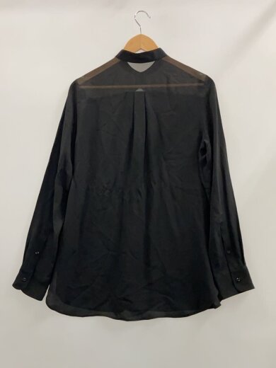 商品画像：長袖ブラウス/4/シルク/BLK/0200011811 2
