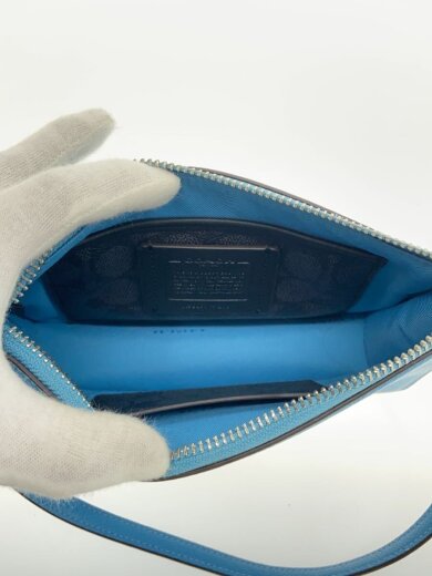 商品画像：トートバッグ/レザー/BLU/無地/CV947 6