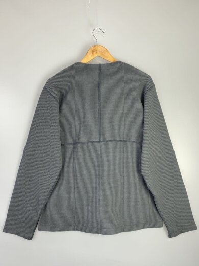 商品画像：カーディガン(厚手)/3/ポリエステル/GRY/無地/GM33503 2