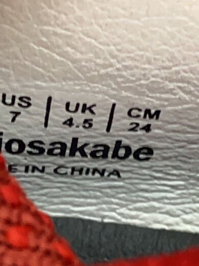 商品画像：シューズ/--/RED 5